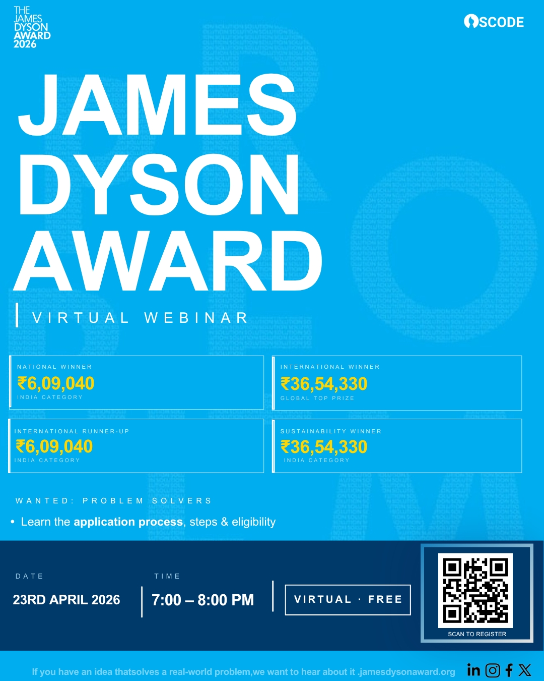 OSCode X James Dyson Award